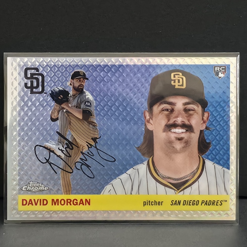 2025 Topps Chrome Platinum Diamond Etch Refractor David Morgan RC Padres